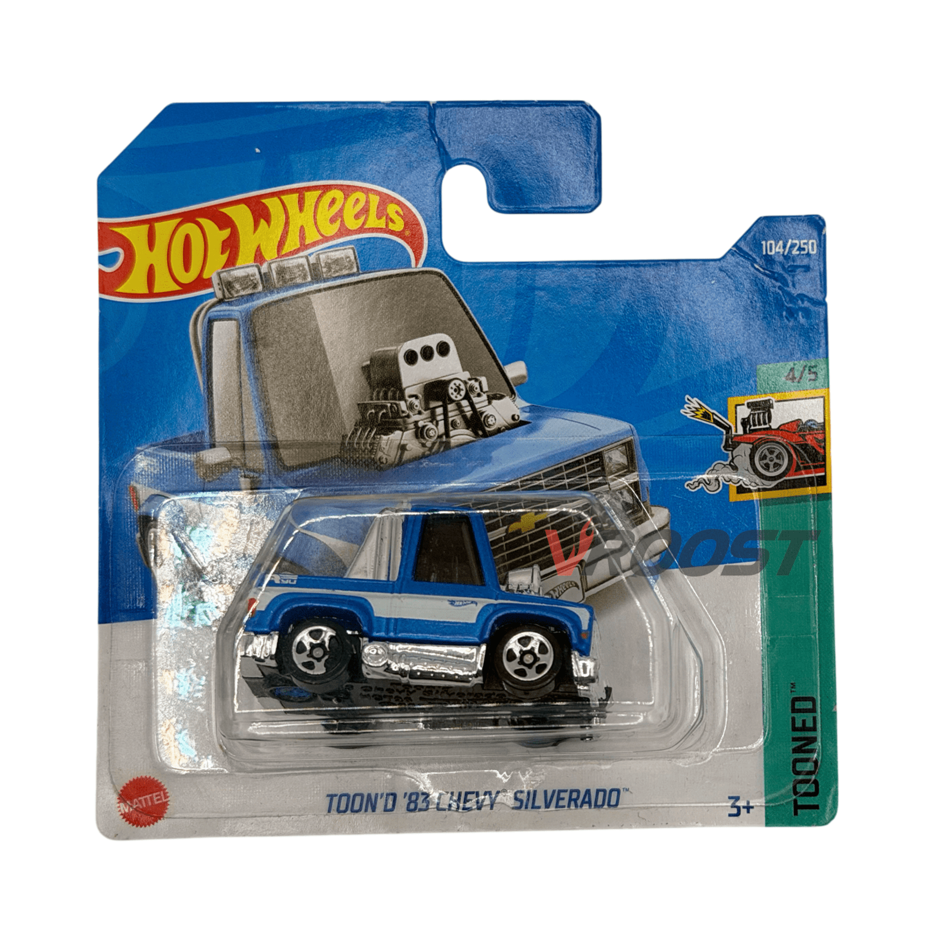 Toon'd '83 Chevy Silverado - Hot Wheels Mainline - 1