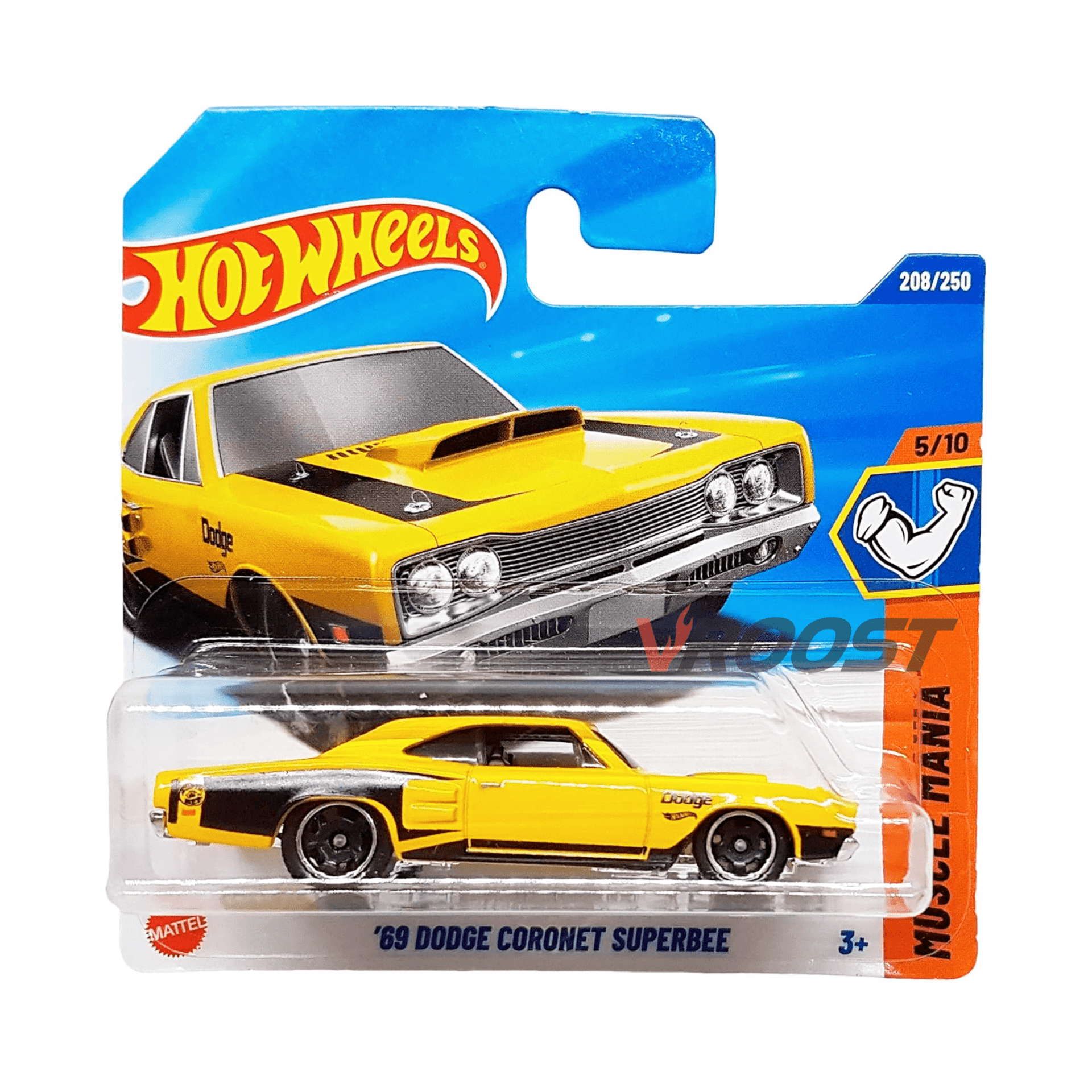 '69 Dodge Coronet Superbee - Hot Wheels Mainline - 1