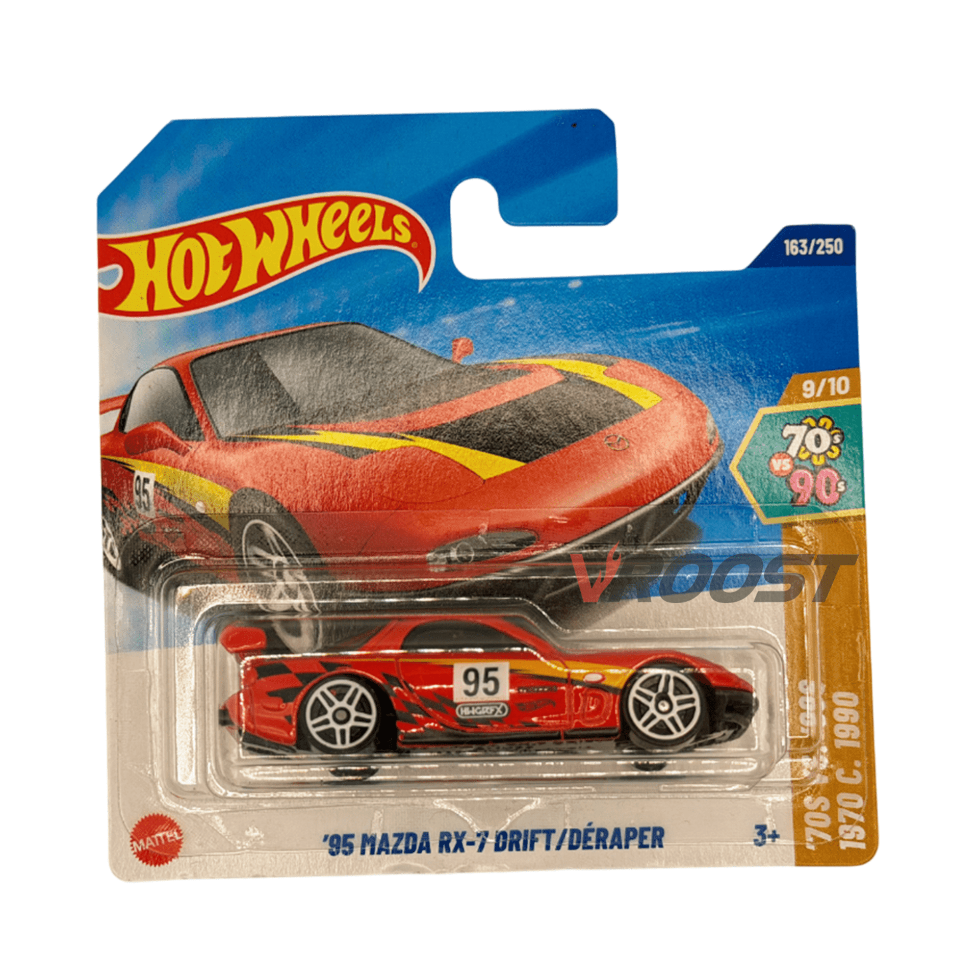 '95 Mazda RX-7 Drift - Hot Wheels Mainline - 1