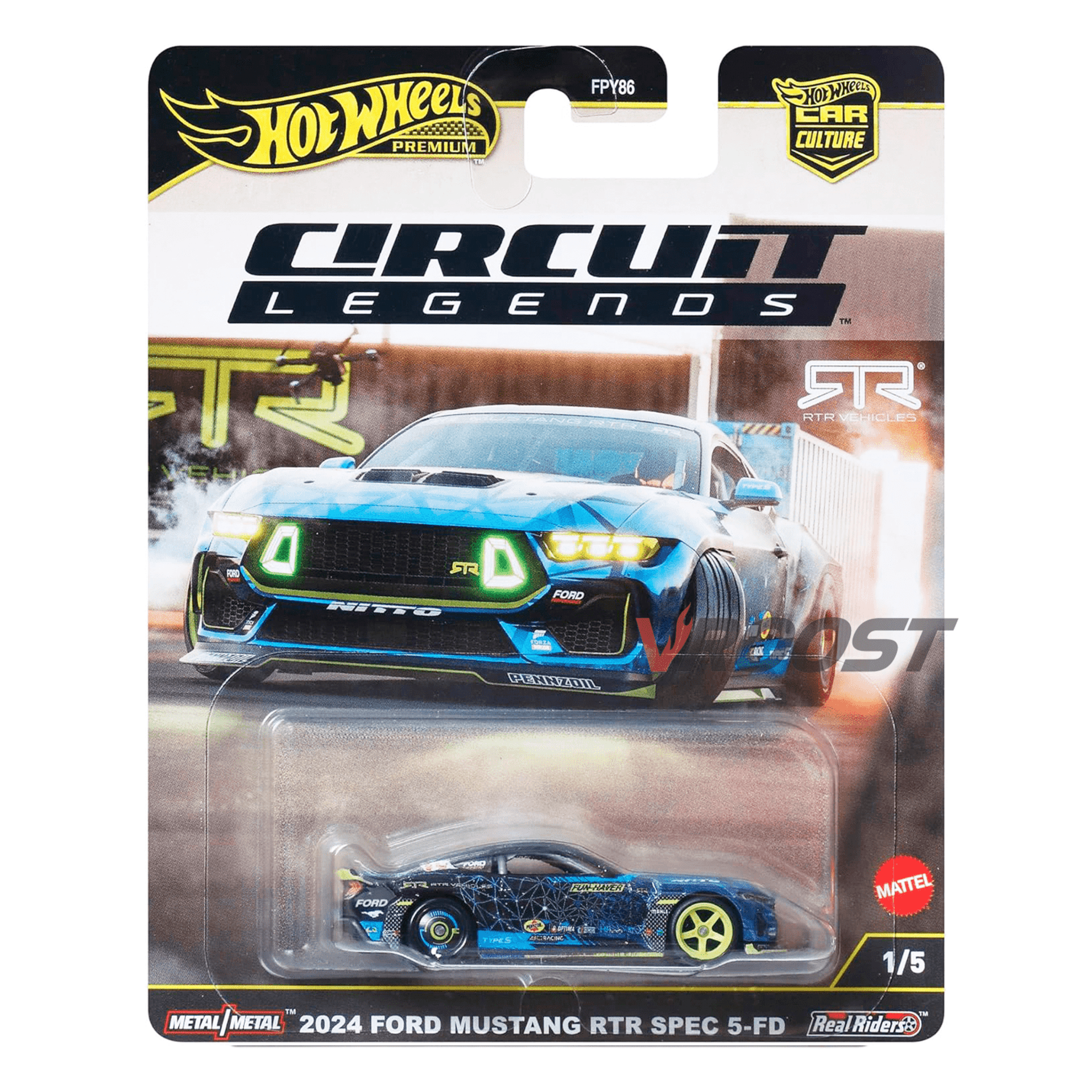 2024 Ford Mustang RTR SPEC 5-FD - Hot Wheels Premium Circuit Legends - 1