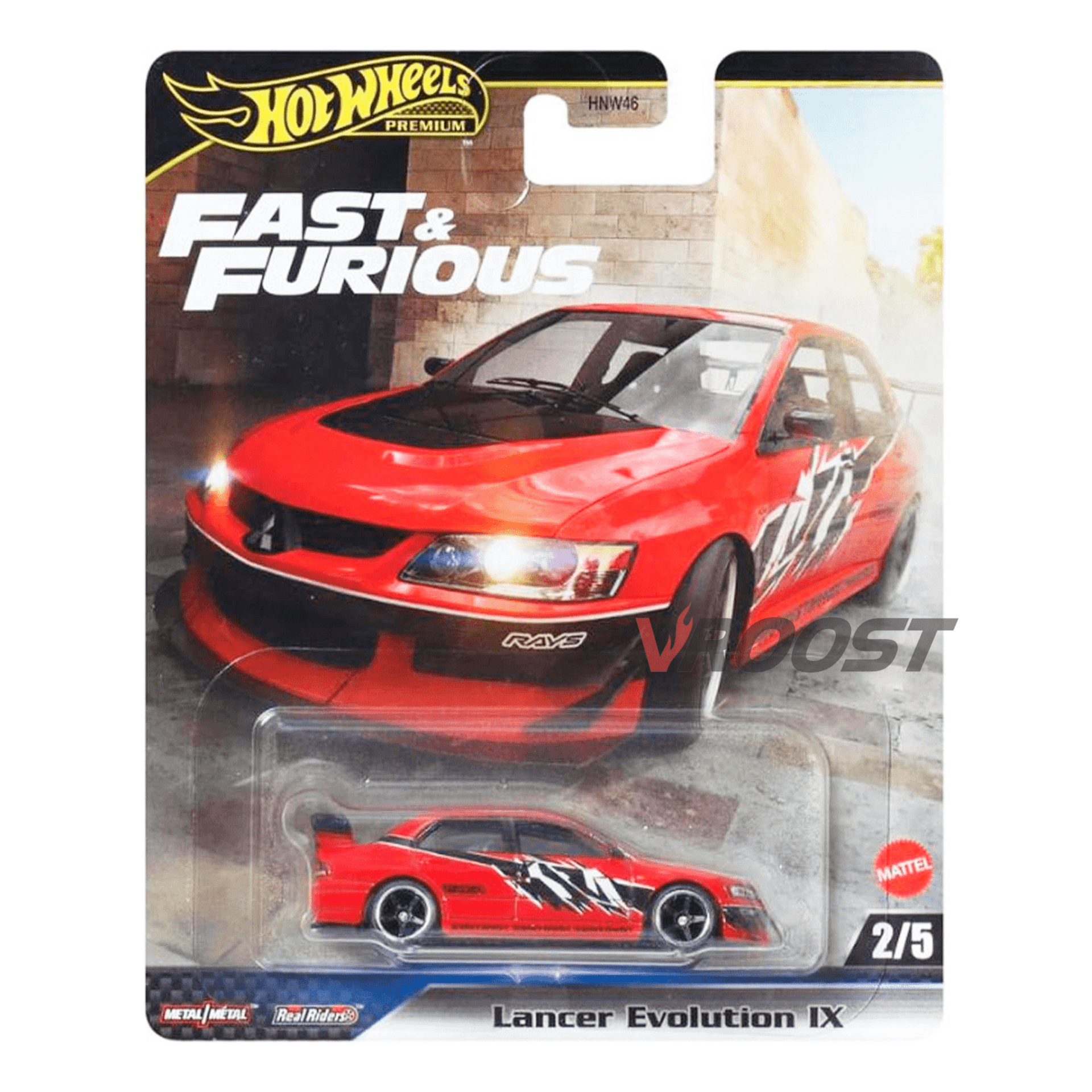 Lancer Evolution IX - Hot Wheels Premium Fast & Furious - 1