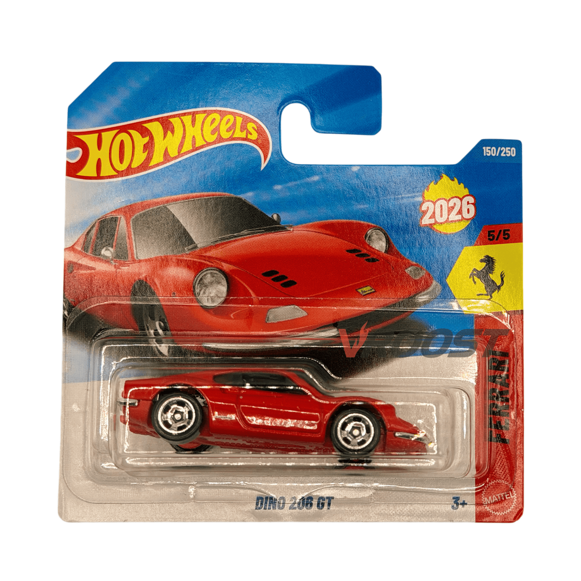 Dino 206 GT - Hot Wheels Mainline - 1