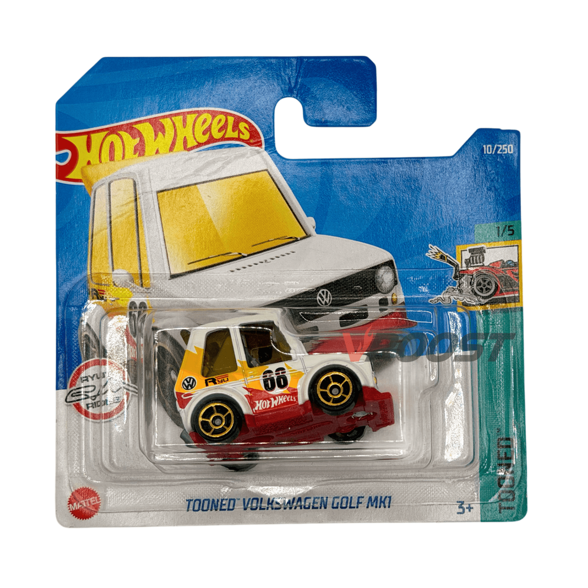 Tooned Volkswagen Golf MK1 - Hot Wheels Mainline - 1