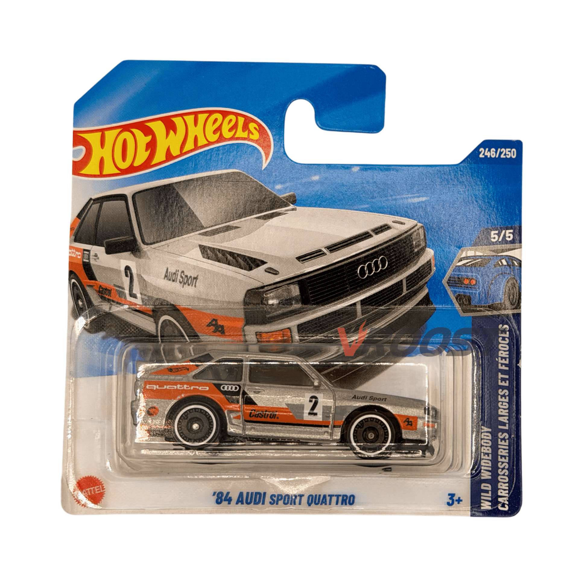 '84 Audi Sport Quattro (TH) Treasure Hunt - Hot Wheels Mainline - 1
