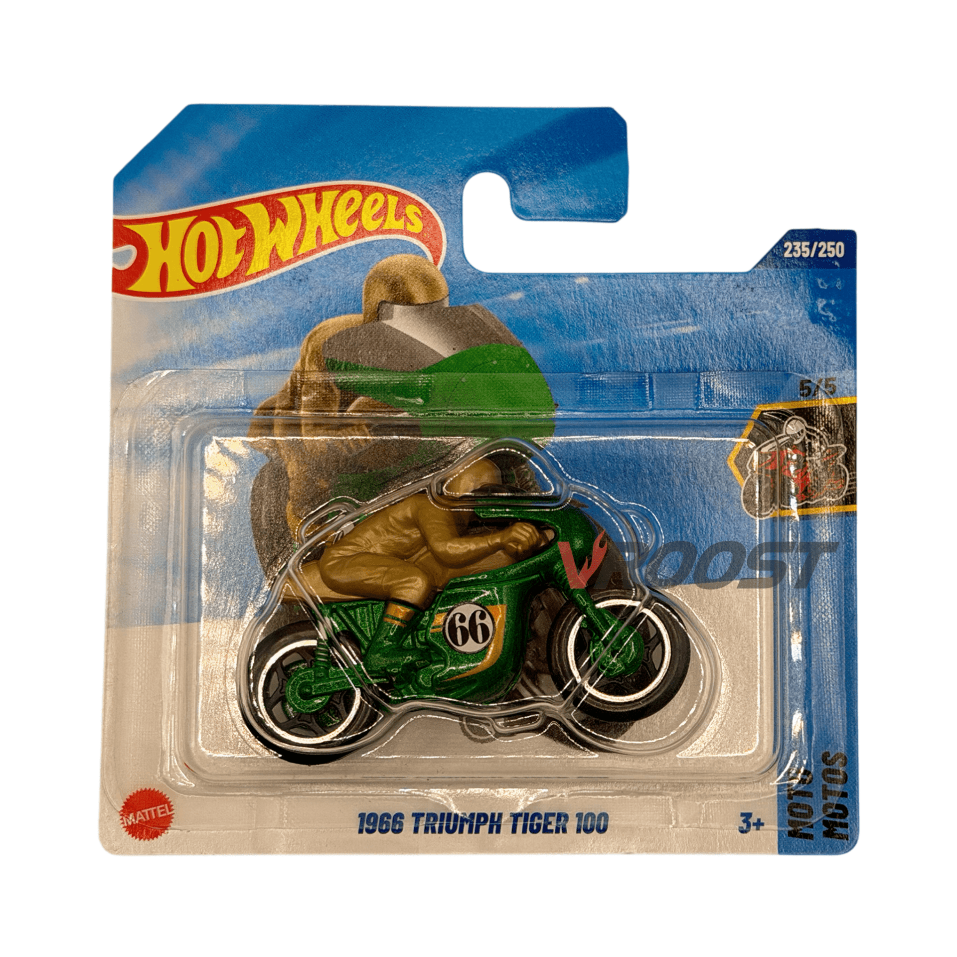 1966 Triumph Tiger 100 (TH) Treasure Hunt - Hot Wheels Mainline - 1