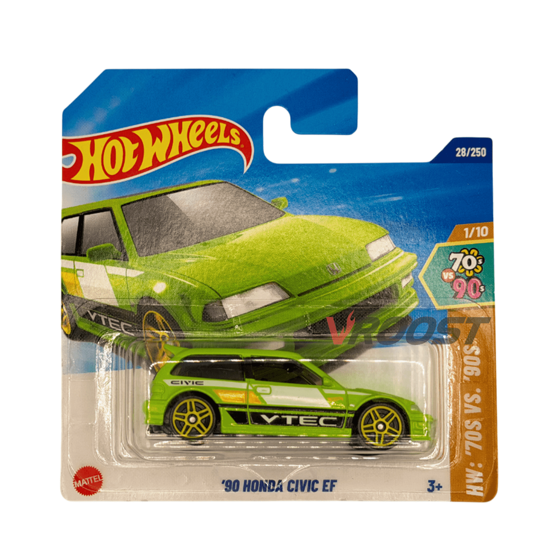 '90 Honda Civic EF - Hot Wheels Mainline - 1