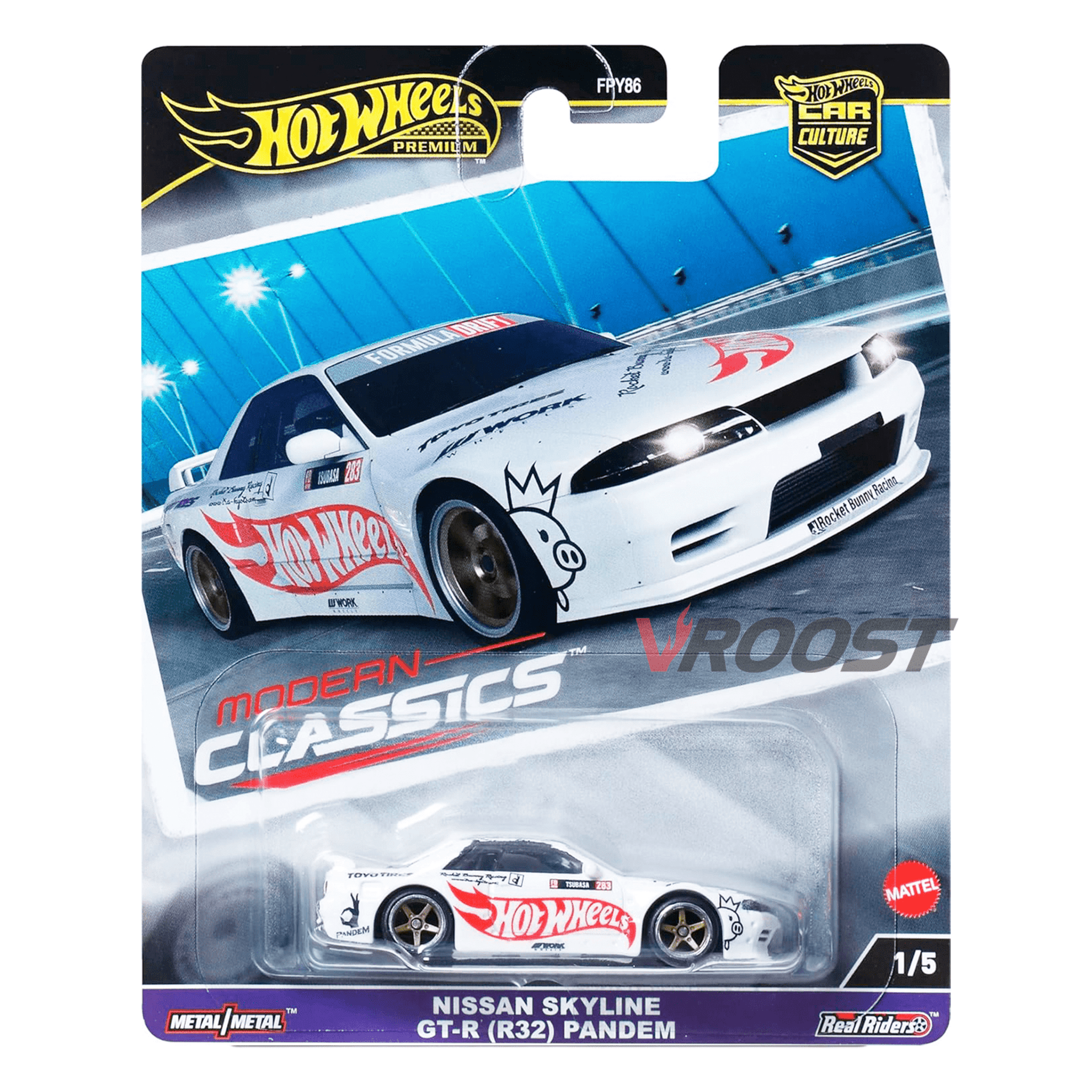 Nissan Skyline GT-R (R32) Pandem - Hot Wheels Premium Modern Classics - 1