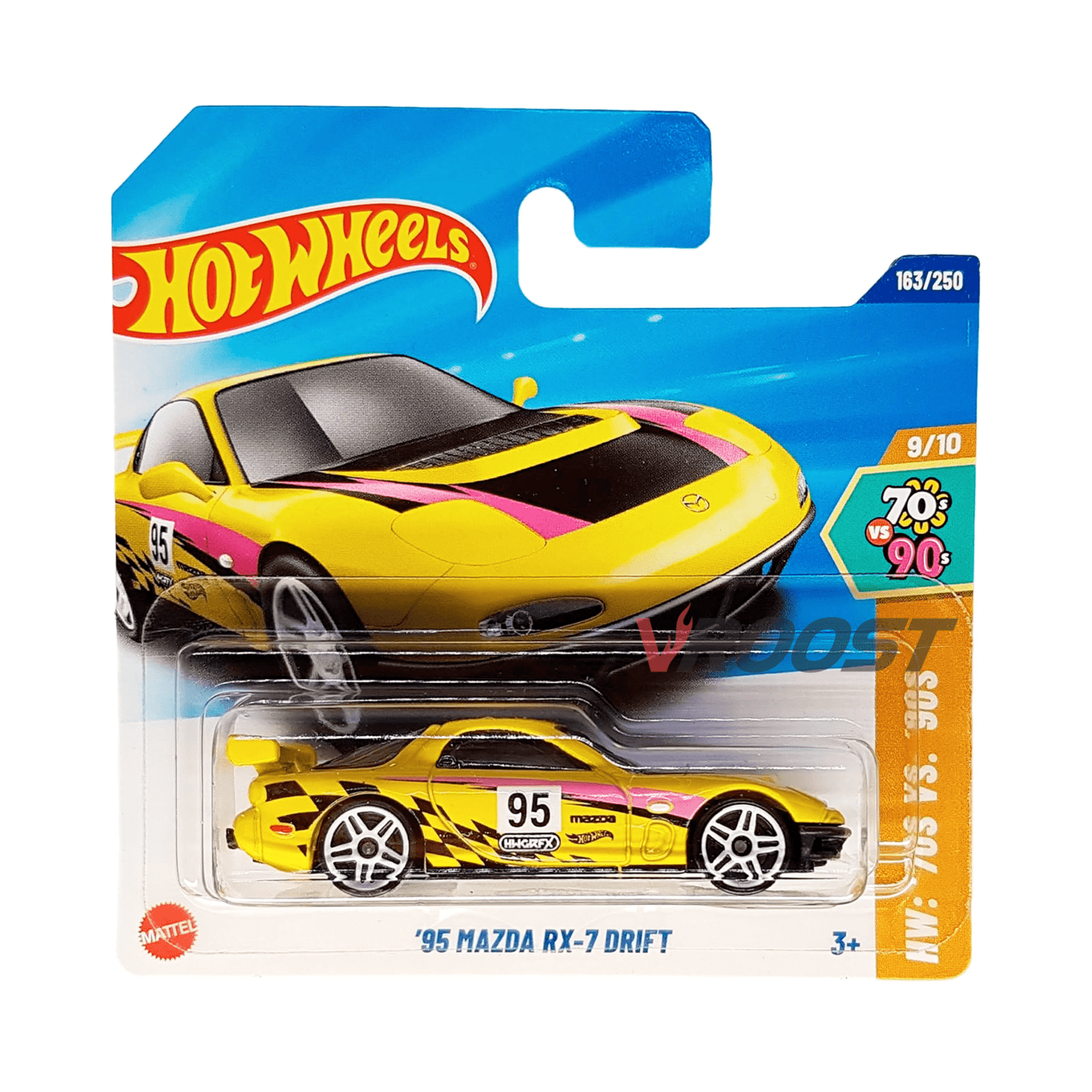'95 Mazda RX-7 Drift - Hot Wheels Mainline - 1